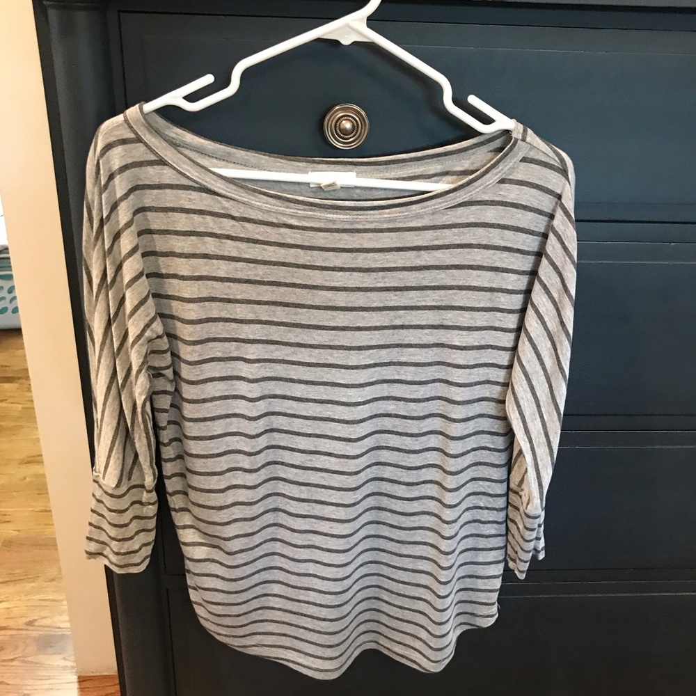 Soft Joie gray dolman 3/4 sleeve top XS